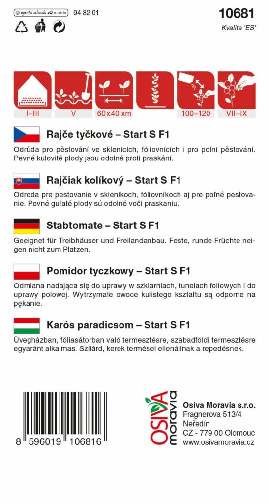  deti rajce.cz.601 Rajče tyčkové START S F1 10681 | Garden Servis Opava